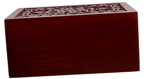 HEMOTON Urne Funéraire pour Animaux Boîte à Cendres pour Chat Et Chien Coffret Bois pour Urne Commémorative