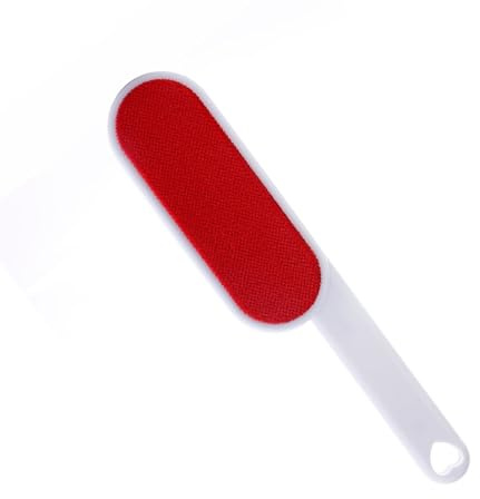 Double Sided Lint Remover Clothes Brush Woolen Clothes Brush Pet Hair Remover Magic Lint Remover Brush Sheet Carpet Cleaning Brush (White*1 Pack)