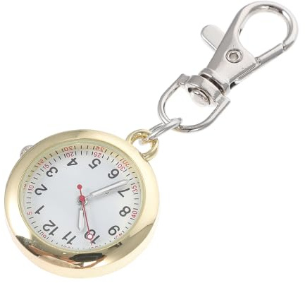 Homoyoyo Clip On Pocket Watch: Nurse Glow Pointer Watch with Clip
