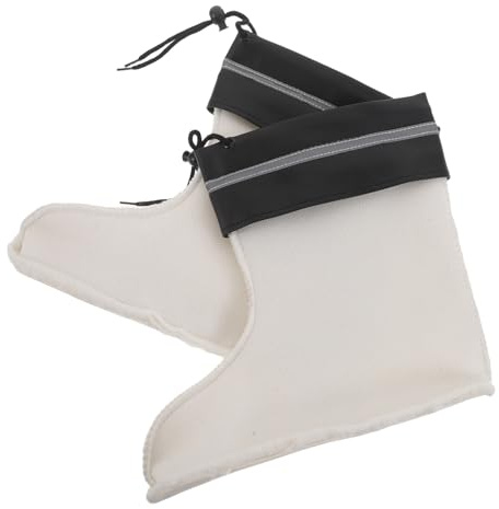 MUCKLILY 1 par regnskydd - avtagbara regnskydd - 23 cm mysiga mjuka Hunter- med sockinlägg för utomhusarbete i kallt väder