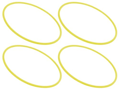 Gymnastikreifen aus Kunststoff, Set: ø 80 cm, 4xgelb