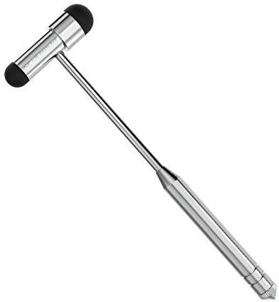 MDF Instruments Babinski Buck neurologischer Reflexhammer mit eingebautem Pinsel für Hautreflexe und Oberflächenreaktionen - Schwarz (MDF515BT-11)