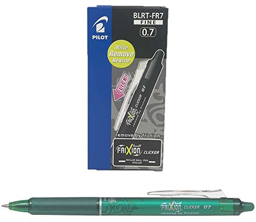 Pilot 417528 Roller Frixion Clicker Kugelschreiber grün 12 Stück