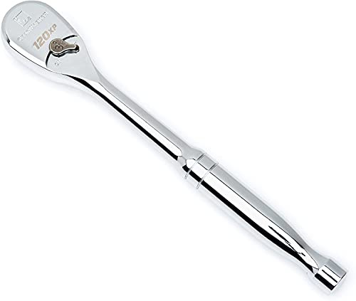 Apex Tool Group Gearwrench 81011P Vollpolierte, tropfenförmige Ratsche mit 1/4-Zoll-Antrieb