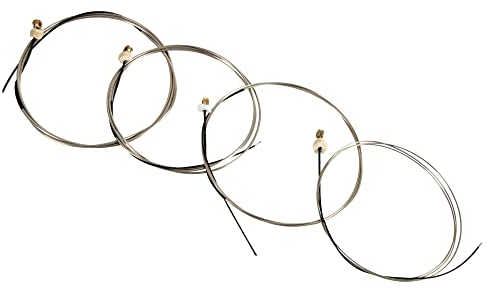 Classic Cantabile KB44 Kontrabass Saiten (Strings, für 4/4 Größe, rund gewickelt, jede Saite in beschrifteter Einzelhülle)