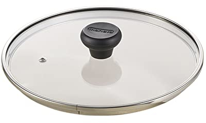 Moneta Coperchio Piatto, Vetro, Trasparente, Diametro 30 cm