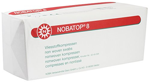 NOBATOP 8 Non-sterile Non-woven swabs 4-ply - 7.5 cm x 7.5 cm (100 St.)