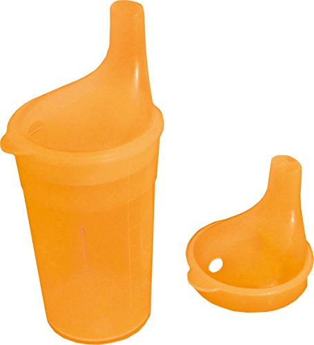 Trinkbecher-Set mit langem Mundstück, orange | Der Sundo Homecare Becher ist eine Trink-Hilfe für Kinder & Senioren