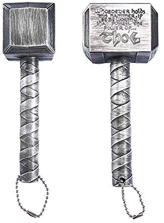 1Pc Hammer of Thor Shaped Beer Bottle Opener, Easy to Use Best Bottle Openers for Family Restaurant Bar Hotel Tools （Silver）