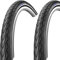 2X Schwalbe Marathon Racer 28Zoll 35-622 RaceGuard SpeedGrip Lite schwarz Reflex