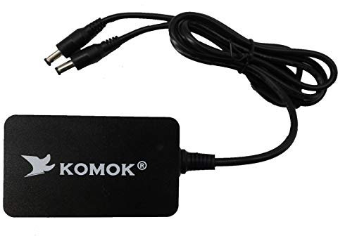 KOMOK Sécateur électrique Chargeur de Batterie, 100-240V~50/60Hz, Chargeur de Batterie 21V, Applicable JYH-606, JYH-300, JYH-202, JYH-757, KOM-325