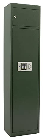 HomeDesign Waffenschrank HDW-5-EL-CARGO Elektronikschloss grün