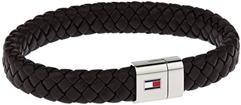 Tommy Hilfiger Jewelry Armband für Herren aus Leder - Erhältlich aus Schwarz oder Braun