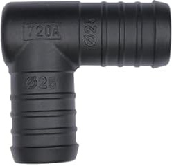 1, 2, 3, 5 oder 10 Stück Winkel Schlauchverbinder 25 mm PA GF30 Winkel Verbinder (2)