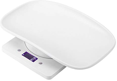 Balance pour Animaux de Compagnie, échelle de Poids Numérique pour Petits Animaux de Compagnie 10Kg/1G pour Chats Chiens Outil de Mesure Balance de Cuisine électronique