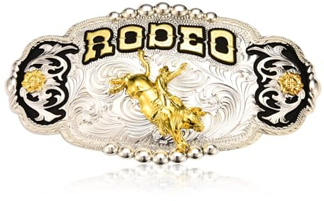 KOORASY Western Rodeo Gürtelschnalle für Herren Big Cowboy Rodeo Pferd Gürtelschnallen Große Gürtelschnalle Halloween Weihnachten