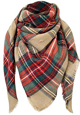 HANXIULIN Damenschal Herbstschal Eleganter luxuriöser schal Lässige Wickelschal Dreieck Winterschal Dreieckstuch