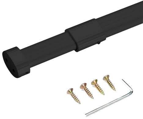 kleiderstange schrank Ausziehbare Zugstange für Kleiderschrank, Ovale Schrankstangen zum Aufhängen von Kleidung für schwere Jacken Kleiderbügel, Ausziehbare Stangen für Kleiderschränke/Raumteiler-Stan