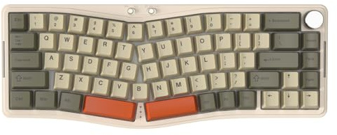 ATTACK SHARK AKS068PRO Alice Gasket Teclado Mecanico Gaming Inalambrico, Via Programable, Apex Pro Mini 60% Keyboard con Perilla, 2.4G/BT5.1/USB-C, Hot Swappable Interruptores Lineales, PC/Mac/QWERTY