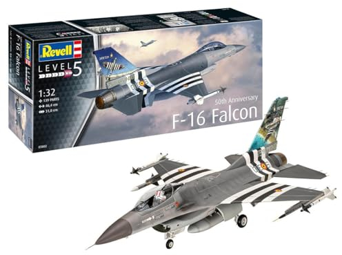Revell F-16 Falcon 50th Anniversary Plane Model Kit 1:32