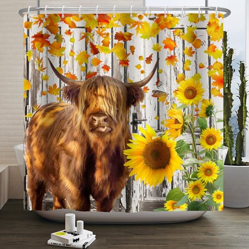 Duschvorhang Sonnenblumenfalter Duschvorhang Stoff Polyester Badevorhang Shower Curtains Antischimmel Duschvorhang Wasserdicht Duschvorhänge Duschvorhang 240x200 mit 12 Duschvorhangringen