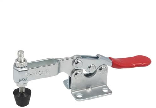 Morsetto a levetta a sgancio rapido, resistente morsetto a levetta verticale, morsetto a levetta verticale, morsetto per capacità di tenuta, morsetto regolabile antiscivolo rosso, morsetto orizzontale