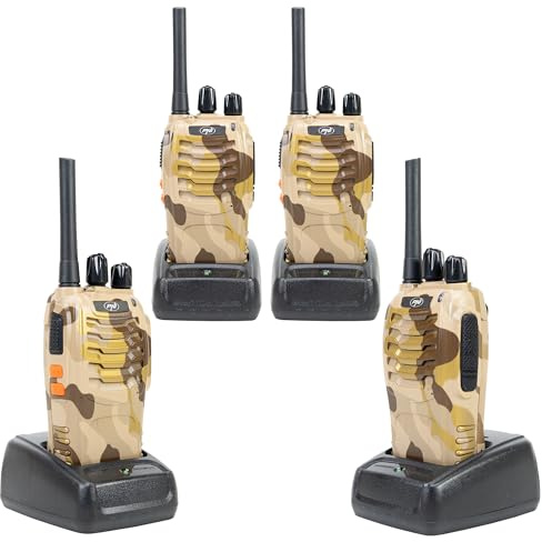 Pack de 4 Stations Radio Portables PNI PMR R40 Camo