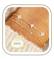 Avotto Gold Bracelet for Women Hypoallergenic Gold Ladies Bracelets Stack Friends Bracelet for Women Girls Birthday Gifts