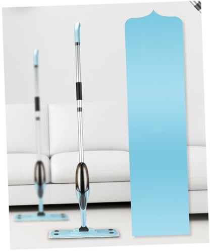 Veemoon Mopa Giratoria con Spray y Almohadilla Microfibra Reutilizable para Limpieza Madera y Azulejos Mango Ajustable de Aluminio Fácil Uso Cocina