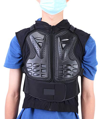 Picysa Gilet da Motociclista Equipaggiamento Protettivo Traspirante per Sport All'aria Aperta Taglia Giovanile 1 X Protezione per il Torace da Equitazione in PE (M)