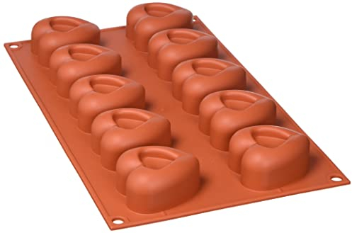 Silikomart 20.088.00.0060 Stampi, Silicone, Rosso, M