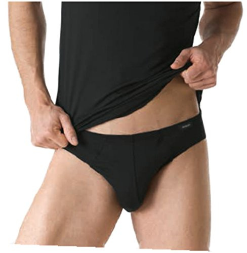 Ammann Herren Mini-Slip MicroModal 3er Pack Größe XXL, Farbe schwarz
