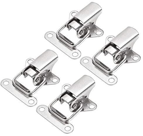 uxcell 1.61-inch SUS304 Stainless Steel Draw Toggle Latch Clamp for Case Toolbox - 4 Pcs