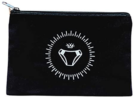 NoBlood Pochette de Transport et de Rangement - pour Culotte Menstruelle de Règles Noir