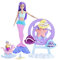 Barbie Coffret Dreamtopia Babysitting au Fond de l’Océan, avec poupée sirène Cheveux Violets, Queue Rose et Violette et Accessoires, Jouet Enfant, Dès 3 Ans, HLC30