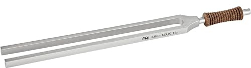 Sonic Energy Planeten Therapie Stimmgabel, Lilith (TTF-M-L) | 123,02 Hz, Ton H2, 25,1 cm lang, 130 g, in Deutschland gefertigt, inkl. Hülle, vernickelter Stahl, Korkgriff