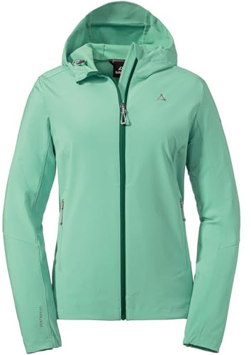 Schöffel W Softshell Jacket Tonion Grün - Winddichte atmungsaktive Damen Softshelljacke, Größe 40 - Farbe Matcha Mint
