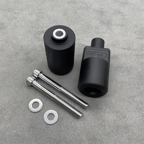 DZSQEGBX Motorradrahmenschieber Crash Falling Protector Für Suzuki Für GSXR1000 Für GSX-R Für GSXR 1000 K5 2005 2006 Motorrad Sturzschutz Sturzpads(Schwarz)