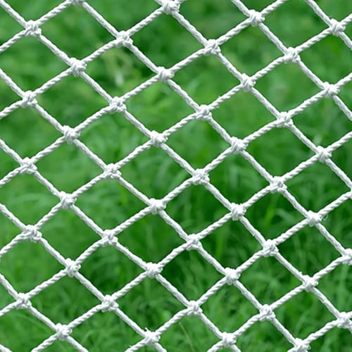 pykaaiiu Nylon-Kindersicherheitsnetz, Outdoor-Schutznetz, Balkonnetz, Dekoratives Netzseil, Kinder-Hochbett-Balkon-Anti-Fall-Netz, Outdoor-Kletterschutz, Dekoratives Nylonseilnetz(8 * 12m)