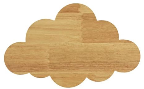 AoLa Wolke Wandleuchte Holz Kinderzimmer Wandlampe Innen LED 3 Farbtemperatur 3000K/4000K/6000K Nachttischlampe Modern Cloud Babyzimmer Wandbeleuchtung Jungen Mädchen Zimmer Deko Nachtlicht