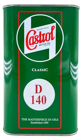 Classic D 140 SAE 140 Olio Trasmissioni Minerale Alta Viscosità per Cambi e Assali, API GL-3, Anti-ossidazione e Anti-usura | con Portachiavi Cavatappi - 1L - 3 Confezioni