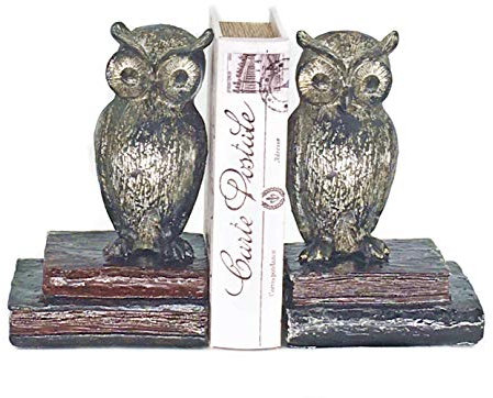 bombayjewel Buchstützen mit breiten Augen und Eulen, 1 Paar