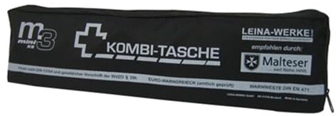 Leina-Werke 14034 Mini-Kombitasche M3 ohne Klett, XS, Schwarz/Weiß