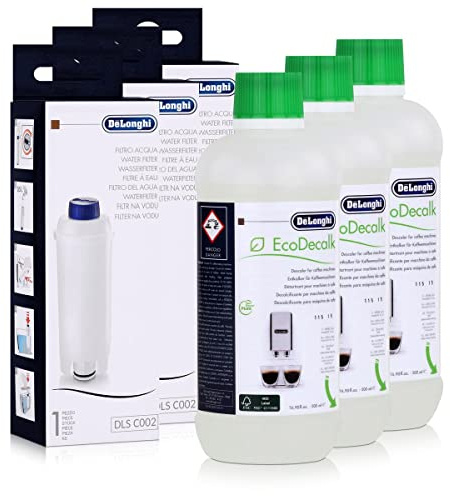Pflegeset Delonghi Entkalker SER 3018 500ml / Delonghi Wasserfilter SER 3017