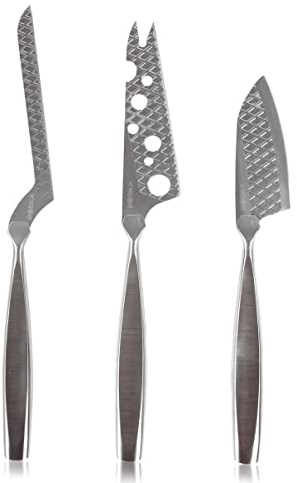 BOSKA Käsemesser Set Monaco+ - 3-teilig Käsebesteck - Mit Weichkäsemesser und Hartkäsemesser - Von Hochwertiger Edelstahl