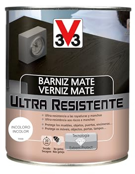 V33 Barniz Interior Ultra Resistente Mate Incoloro 2,5L
