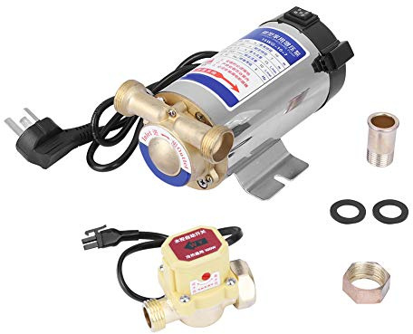 220V 100W Auto Household Stainless Steel Boost Pump for Tap Water Pipeline Sink Facucet Shower Pressure Water Booster