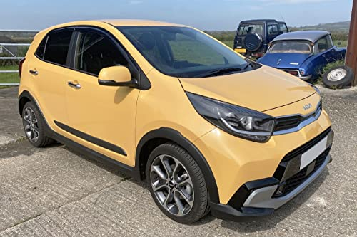 AUTO CLOVER Wind Deflectors Set for Kia Picanto 2017+ (4 pieces)