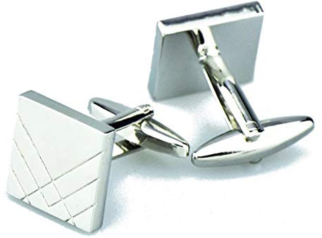 S&W SHLAX&WING Fyrkantiga polerade manschettknappar för män Manschettknappar New Classic