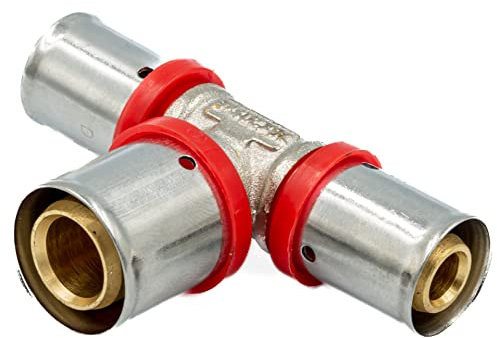 Pressfitting Aluverbundrohr PEX U-Profil T-Stücke reduziert (32 x 25 x 32)
